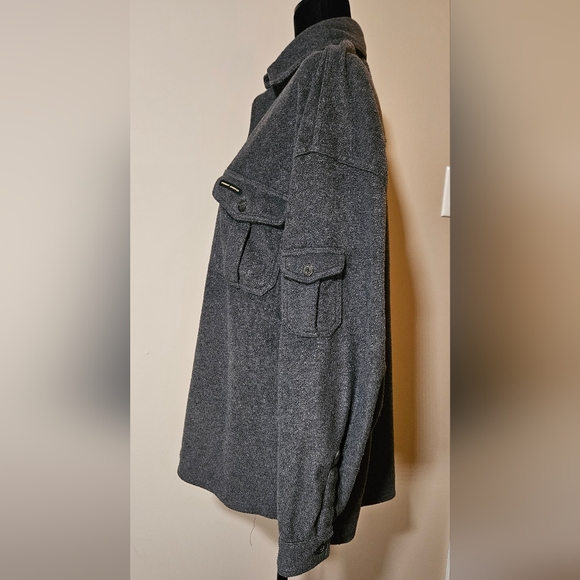 Host Pick Point Zero shacket overshirt 90's y2k polar fleece shirt jacket - Picture 2 of 10